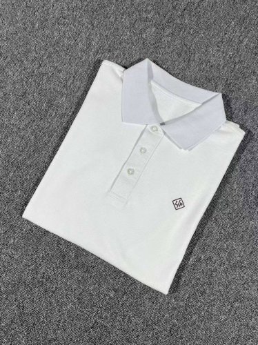 新品L p2540Ss夏季新品，男士胸前经典徽标刺绣珠地网眼商务休闲短袖polo衫！香港洋行渠道货，重磅高端级臻品，完美沿袭了Lp家的精髓与基因，胸前衣身同色刺