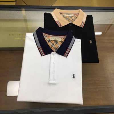 新品polo Burbe...Y 2025春夏季新款男士翻领polo衫！经典商务男款，高端男装的天花板级别的商务男款！简约时尚大气不失优雅，单穿内搭体面过人，品