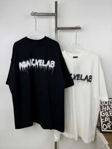 款号X41 Balenciaga 巴黎世家Logo印花短袖T恤 面料采用巴黎Zp定织定染全棉双纱克重260克布面干净布纹清晰，柔软舒适螺纹釆用定染无色差 水洗效