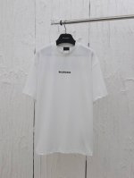Balenciag* 巴黎世家Blcg前后字母刺绣短袖 原版开发定织面料工艺洗水处理 厚实感十足 质感区别市场货 高度还原原 采用进口田岛机刺绣 完美接近正品