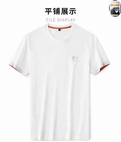 罗意威 顶级时尚商务短袖高级丝光棉定制春夏新款短袖高级定制百搭款式 任何人都可以轻松驾驭 面料全订制工艺 胸前奢华经典品牌最新Logo设计，非常显档次懂货的必须