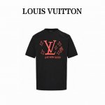 louis Vuitton 路易威登 25Ss 老花字母Logo发泡印花短袖 面料采用纯棉毛精梳棉面料，对色定染面料，采用进口水浆发泡厚版印花，前幅胸口处Log
