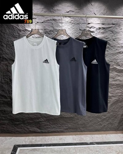 adidas阿迪达斯Logo高纱织三色短袖背心活力上新 猛推！ 采用专柜申洲织布工艺 1:1正品工艺 超宽松版型修上身显瘦上身无束缚 优质纯棉面料 柔软细腻厚实