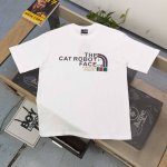 上新 款号：Dg25651 2025新款The North Face北面Tnf叮当猫图案Logo字母印花休闲情侣短袖T恤，经典图案设计，朋克不羁！！采用250G