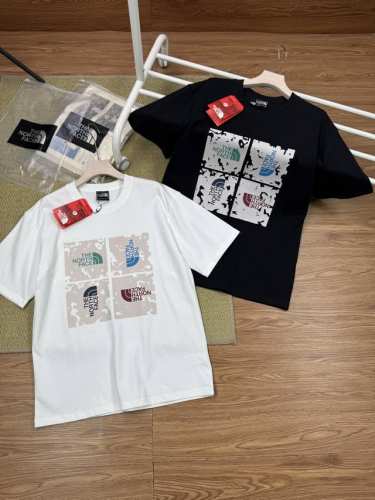 thenorthface北面全棉重磅印花Logo男女同款短袖T恤 北面夏季新品商务休闲正统字母花Logo透气舒适弹力圆领T恤，实打实的性价比 经典短袖T恤，一贯