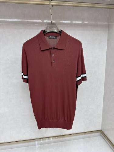 l P2550Ss新款春夏短袖翻领T恤Polo，最高版本客供定制高端朱地面料简单时尚款，螺纹拼色螺纹配色超级好看！胸前刺绣经典Logo简单大方的款式！满满的高级