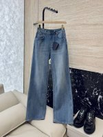 cx058#新款牛仔裤 pr字母绣花 牛仔棉显瘦牛仔裤 26-30码