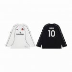 款M799 巴黎 balenciaga新款Blcg新款联名曼联刺绣球衣长袖 超级超级重磅好货 限定新品 定制原版高端透气珠迪面料 经过水洗预缩工艺 达到表面手感