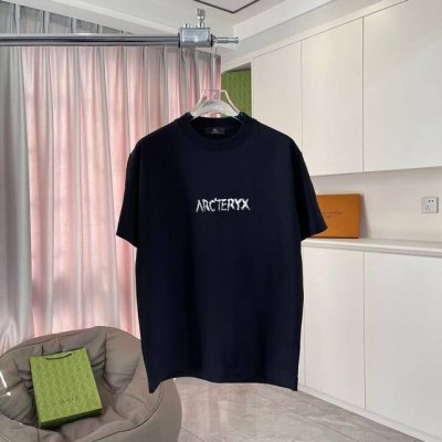 Arc'teryx*始祖鸟 2025夏季新款 个性Logo印花 短袖T恤 定制面料300G 男女同款 尺码：S M L Xl Xxl 五个码 颜色：黑色 白色