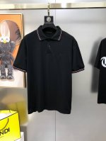 ada 普拉哒2025春夏新款原单男士翻领短袖Polo衫T恤 官网经典爆款 Os宽松版型简洁时尚百搭 高端品质 立体刺绣字母Logo设计 定制进口双股珠地纯棉面