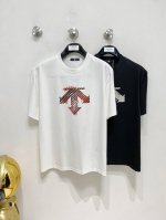 descente迪桑特 2025Ss春夏最新款短袖T恤出货啦！！ 2025新款T恤 高版本专用面料 高克重 260G 纯棉面料 上身舒适不失挺阔 针脚刺绣工艺、