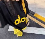 alo 25Ss最新发泡字母印花手工破坏重磅纯棉短袖 情侣款 顶级复刻，当红炸子鸡必备好货来袭，重磅260G精梳纯棉，纯手工破坏工艺，胸口热固油墨发泡印花，潮咖