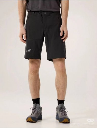 arc'teryz 始祖鸟 三色Gamma Lightweight Short 9 纯色Logo刺绣系扣直筒夏季中腰休闲短裤 Arcteryx Gamma Li