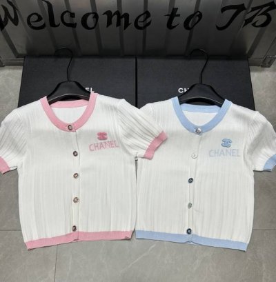 新品上线 款号:29223# #香香左标短袖开衫实拍图
