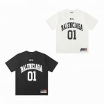 160 原单品质 最最最新款25春夏 Balenciaga巴黎世家 Basketball 系列 01号球衣短袖T恤 男女同款 原样购入开发 面料订制染色 做水洗