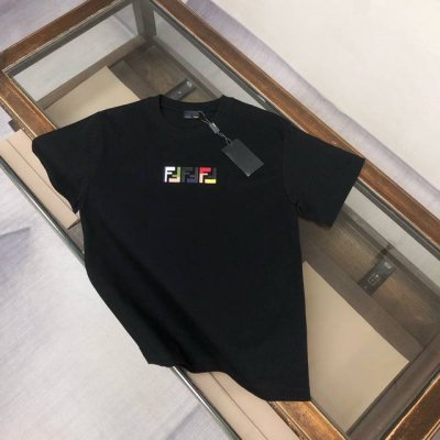 款号:F070 fendi 芬迪 25Ss 大师亲手设计潮牌新品印花圆领短袖T恤 春夏最新砖柜同步 Os落肩版型 - 260G双纱纯棉顶级面料 手感柔软 百分百