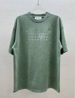Madison Margiela马吉拉 新款圆领短袖T恤 日历数字立体硅胶工艺 面料定制定染 280克 100%纯棉 洗水渐变 炒雪花 经典圆领设计