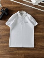 迪奥 Cd 2025Ss夏季新款字母标识刺绣Logo男士翻领polo衫！经典商务男款，高端男装的天花板级别的商务男款！简约时尚大气不失优雅，单穿内搭体面过人，品