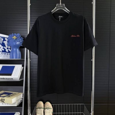 216 当天到货 现货现配 Balmain 巴尔曼25Ss刺绣小字母Logo圣斗士品牌印花标识短袖T恤 最高版本 原版面料 高版本 高品质 独家首发高定 面料采
