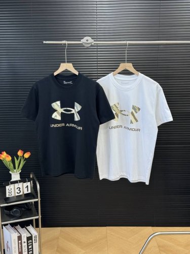 under Armour 安德玛 Ua 胸前迷彩Logo印花情侣短袖T恤 小红书热门爆款，明星网红同款穿搭，男女日常通勤穿搭必备单品！ 高品质260克高克重双纱
