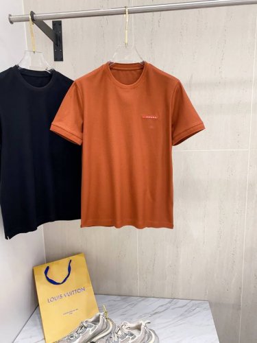 普拉达 25Ss 最新珠地短袖 原版定制螺纹袖口 领口 压胶Logo 简单大方 经典百搭 五色 码数48-56