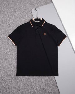 Loewe 罗意威 字母Logo 刺绣拼领polo衫 原版面料 官方同款 定制 同缸染面料 手感非常舒服 春夏最新砖柜同步 时尚又个性 超级百搭好看的一款 男女
