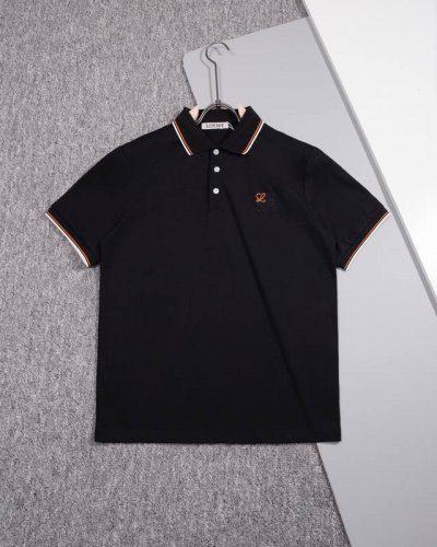 Loewe 罗意威 字母Logo 刺绣拼领polo衫 原版面料 官方同款 定制 同缸染面料 手感非常舒服 春夏最新砖柜同步 时尚又个性 超级百搭好看的一款 男女