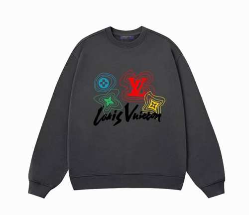 Louis Vuitton Lv 路易威登官网25Ss春季圆领卫衣 原版面料高版本高品质 网红明星同款 优选新疆华棉面料 pu直喷印花Logo工艺 定制定染 手