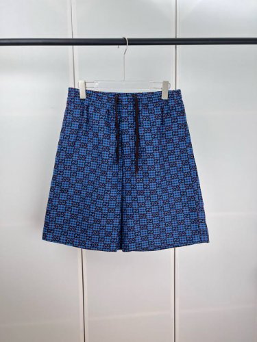 Gucci古驰满印Gg提花抽绳短裤 S M L Xl