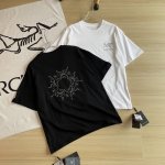 主图 小红书爆款Arc'teryx # 始祖鸟两色反光万花筒3M反光男女同款短袖T恤。 Arc'teryx始祖鸟男女同款短袖T恤,Over Size宽松版型。夜