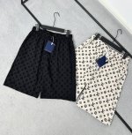 Louis Vuitton 路易威登夏季新款满印字母刺绣提花短裤 网红明星同款 原版复刻 随意对比 细节拉满 顶级复刻！ 全幅 Lv Waves 提花左侧刺绣花