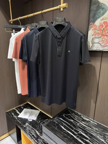 Dg25S春夏新款商务休闲翻领短袖polo，码数M-3Xl