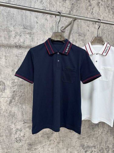 上新 25Ss G家 早春新款起脚中珠面料 Polo 原版定制 进口纱线色染 经典百搭 码数48-56