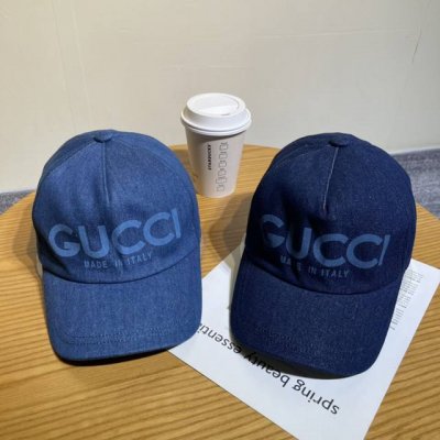 gucci古驰牛仔料棒球帽