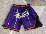 90（款号K01）【顶级刺绣版本】 挂拍图 Just Don Nba Toronto Raptors Team Shorts 贾斯顿 Nba 多伦多猛龙队 刺绣