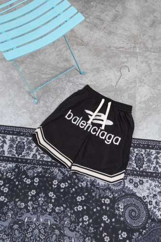 款M381 巴黎短裤 Balenciaga 24Fw 刺绣大M字母织带短裤 年夏季首发 全网独家重磅出货 进口田岛绣花机器25万刺绣 效果饱满 立体清晰 无毛边