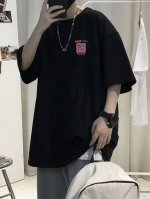 mlb La彩标印花260克重磅纯棉短袖T恤简约圆领落肩短袖 此款采用260G重磅棉 亲肤舒适，透气凉爽加厚螺纹领 配以二本针走线 使得领子经久不变型，通肩压条