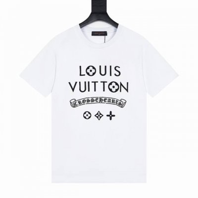款号Y728 Chrome Hearts X Louis Vuittons 联名限量款短袖T恤秀场限定。克罗心跟Lv两个奢饰品牌首次合作，轰动了整个奢饰界，也是