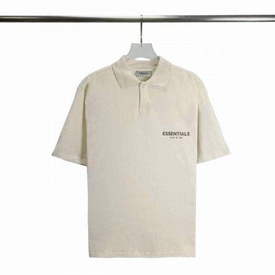 顶级版本Fear Of God Fog Essentials 3Ｍ反光，新复线纯棉短袖polo衫 高品质翻领polo面料采用高端采用双纱爽滑棉！丝滑柔顺！不变形