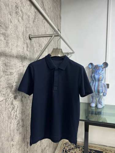 上新 25Ss L家早春新款起脚色织Polo 原版定制 进口纱线色染 经典百搭 码数48-56Jb16