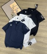 迪桑特 Descente 纯色徽标Logo 男女同款夏季新款翻领短袖Polo衫 订制面料，细节到位，极具质感！定制纽扣自带身份，立体式硅胶小标。 超级贴心小细节