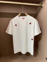 Kenzo 官网同款 官网同款 官网同款 重磅推荐！2025Ss夏装新品 专柜在售 最新系列图案Logo短袖T恤 必须人手一件的节奏！进口顶极丝光面料，极为亲肤
