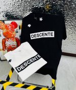 迪桑特 Descente 迪桑特25夏季新款硅胶小标运动短袖T恤997 代工厂p原单品质，260G原版面料手感细腻顺滑，上身超级舒服， 简约大气有质感，做工细节