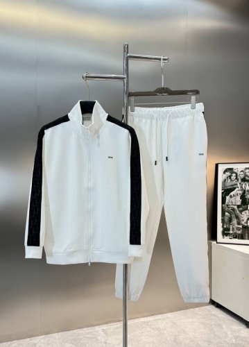 上衣 裤子 Dio*R迪-奥超高品”2025S新款运动天丝套装.男女同款！休闲运动风格.Cd新推系列将条纹织带巧妙融入运动装设计，直筒立体设计.塑就一系列充满复