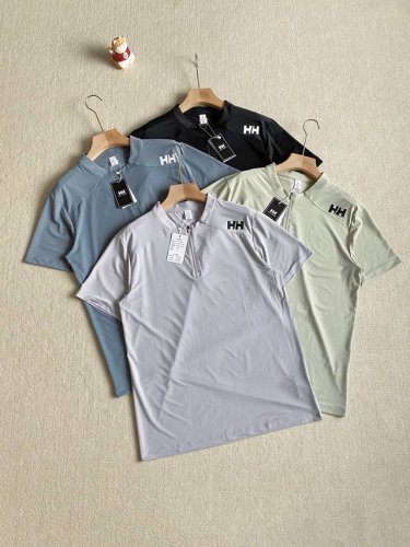 helly Hansen 海丽汉森 Hh 夏新款男士休闲凉感速干压胶短袖半拉链Polo衫 T恤 熟悉的爆款配方！！线上和柜子的货！海丽森今年你必备的一款单品！N