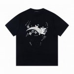 Louis Vuitton 路易25Ss早春新款字母短袖 纯棉双纱汗布面料 同缸定染特种加粗32支双股1X1螺纹 轻奢主义 男女日常通勤穿搭必备单品 正确版本