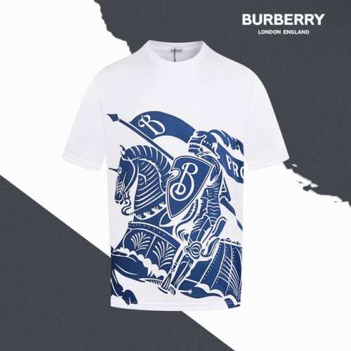 90 款号S031 Burberry巴宝莉战马图案Logo印花圆领短袖 印花 全套包装 三标齐全 原版配套辅料1:1 主唛工艺 非常的高端 已经过高温预缩处理
