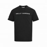 hellyhansen Hh海丽汉森 胸前英文字母短袖 原版客供定制棉料 超强功能性黑科技 抗菌免烫吸湿速干抗静电 抗起球 3D立体裁剪版型 基础百搭 面料触感