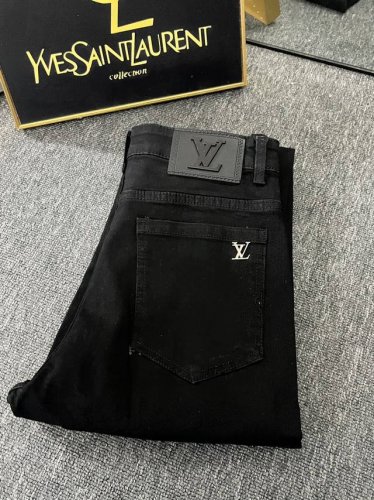 oc-660 Lv 路易威登凹凸立体压花高弹长裤 23Ss驴家最新超柔牛仔长裤 驴家顶级用料超柔高棉水洗牛仔面料每一件水洗费用高达常规工艺三倍之多 触感极致细腻