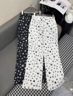 chane* 25Ss新款阔腿裤 图案碎花印花面料 时尚大方 两色三码Sml
